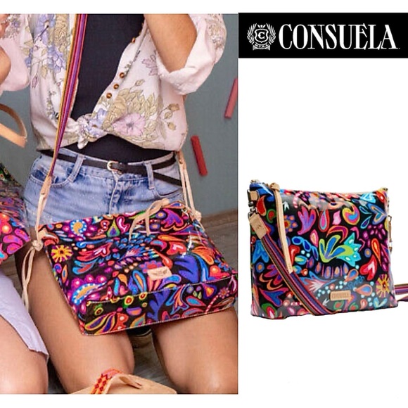 SOLD!!⭐️🌈Consuela Sophie Black Swirly Downtown Crossbody!🌈🌟 - Picture 14 of 14